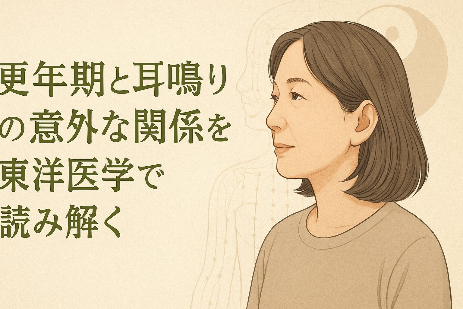 長年治らない耳鳴りの本当の原因とは？－更年期・自律神経との意外な関係